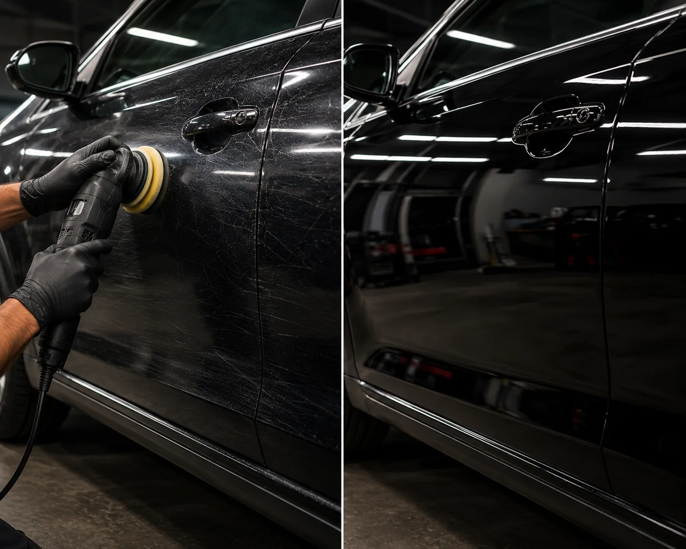 Gloss enhancement before and after in Sunrise FL